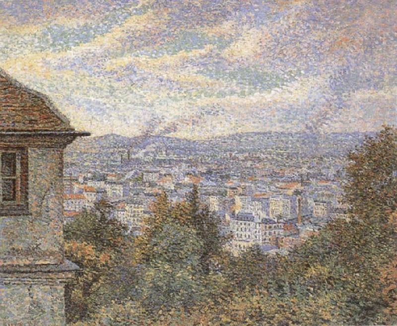 Luce, Maximilien Paris Seen From Montmartre China oil painting art